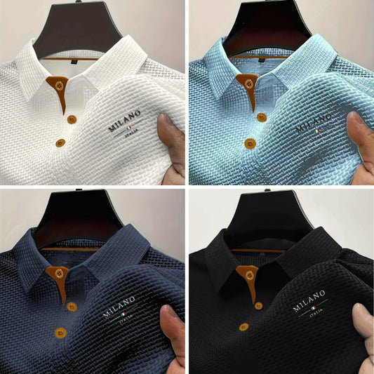 TROPPO VESTITO CON UNA CAMICIA. NON ABBASTANZA CON UNA MAGLIETTA. LA NOSTRA POLO RISOLVE IL PROBLEMA.
